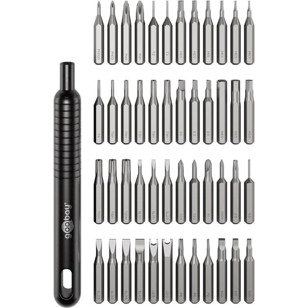 Goobay 77835 Schroevendraaier Set - 48 Precisiebits