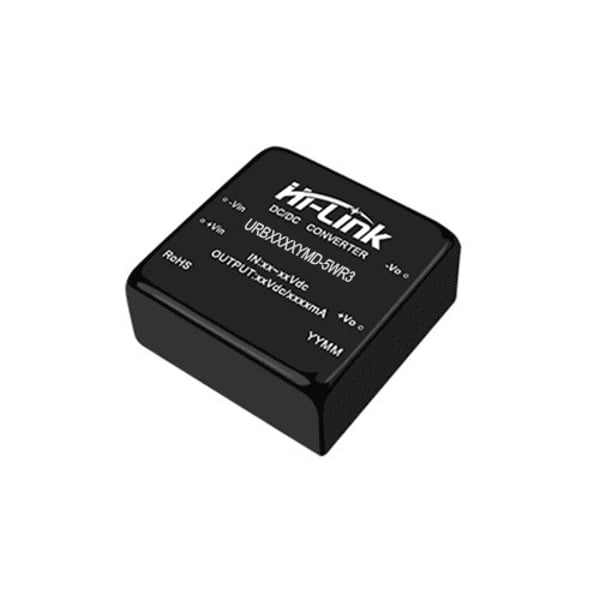 Hi-Link Geïsoleerde DC-DC Spanningsconverter - 9-36V naar 12V 416mA - HLK-URB2412YMD-5WR3