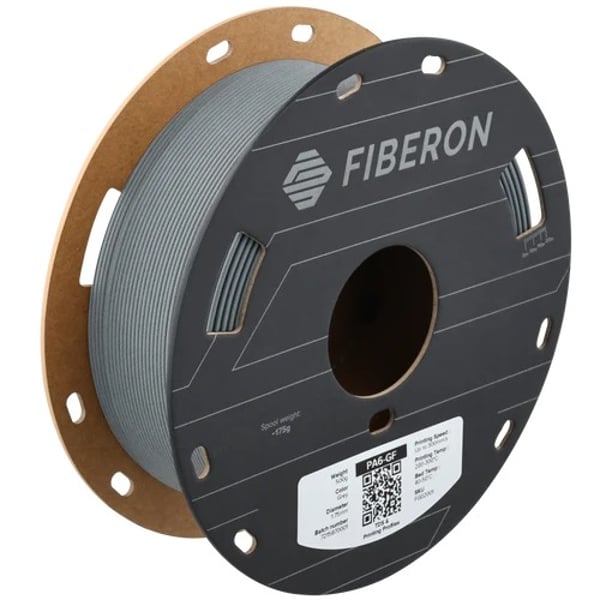 Polymaker Fiberon PA6-GF25 Filament 1.75mm - 0.5kg - Grey
