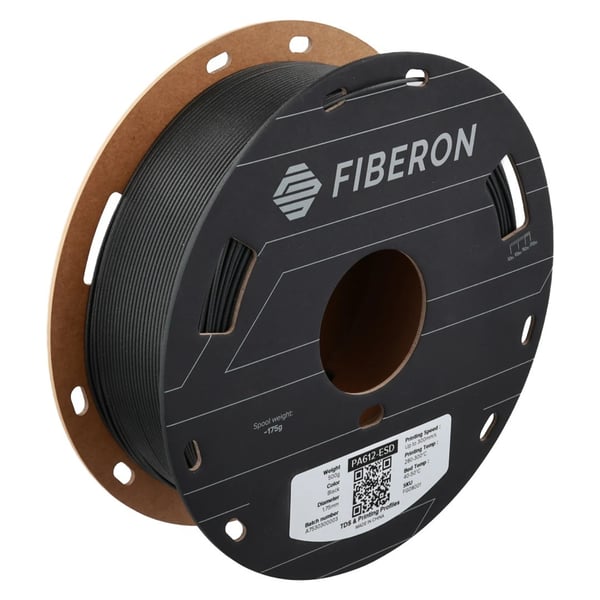 Polymaker Fiberon PA612-ESD Filament 1.75mm - 0.5kg - Black