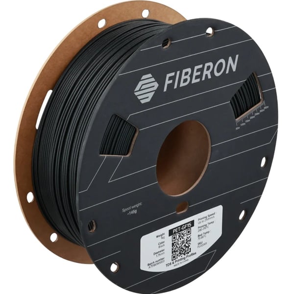 Polymaker Fiberon PET-GF15 Filament 1.75mm - 1kg - Black