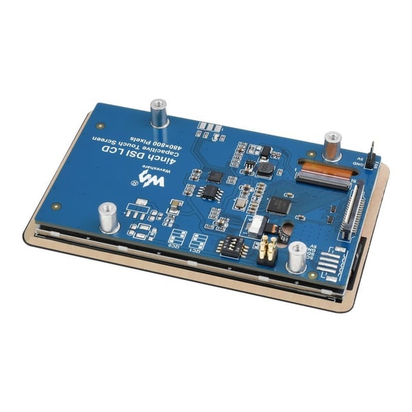 Waveshare 4 inch DSI IPS Display 800*480 pixels met Touchscreen en Plakstrip voor Raspberry Pi