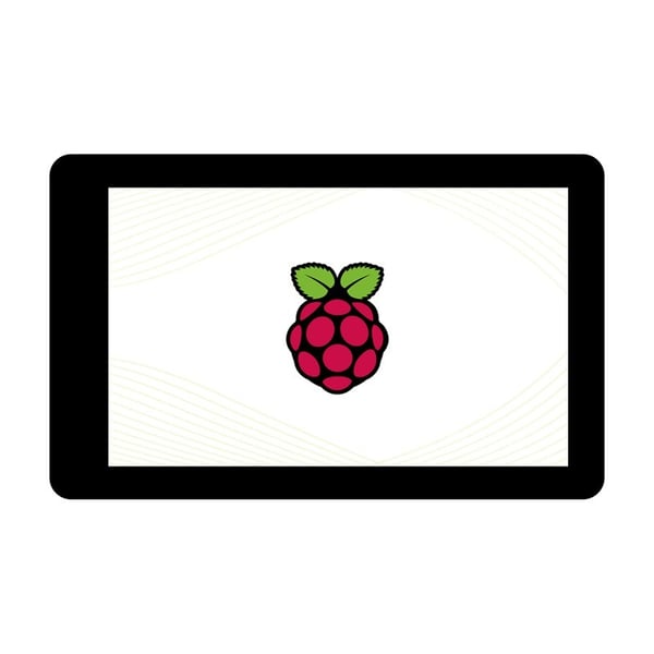 Waveshare 4 inch DSI IPS Display 800*480 pixels met Touchscreen en Plakstrip voor Raspberry Pi