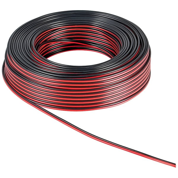 Goobay 15096 Luidsprekerkabel - Rood-Zwart - 1.50mm² - 10m