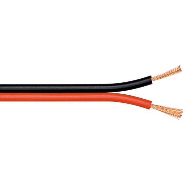 Goobay 15099 Luidsprekerkabel - Rood-Zwart - 2.50mm² - 10m