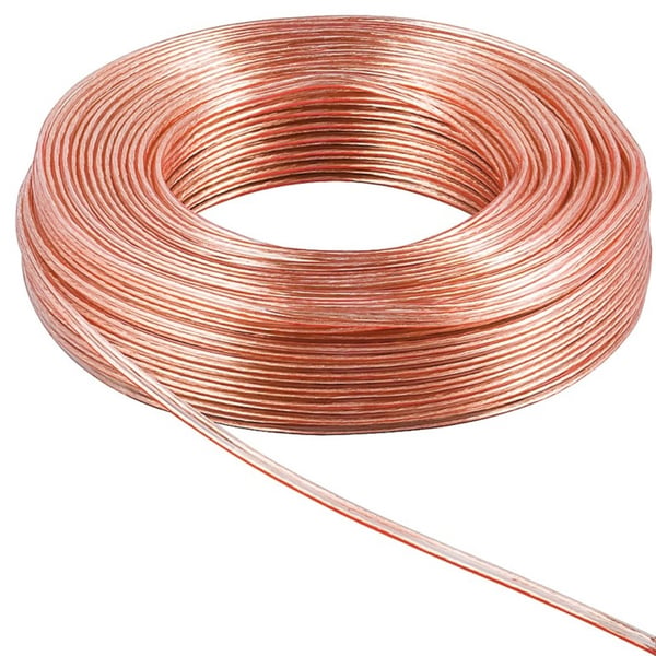 Goobay 15123 Luidsprekerkabel - Transparant - 0.75mm² - 25m
