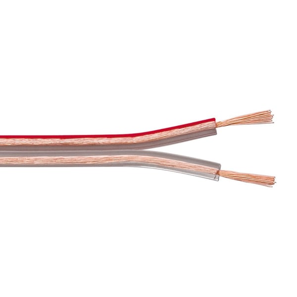 Goobay 15123 Luidsprekerkabel - Transparant - 0.75mm² - 25m