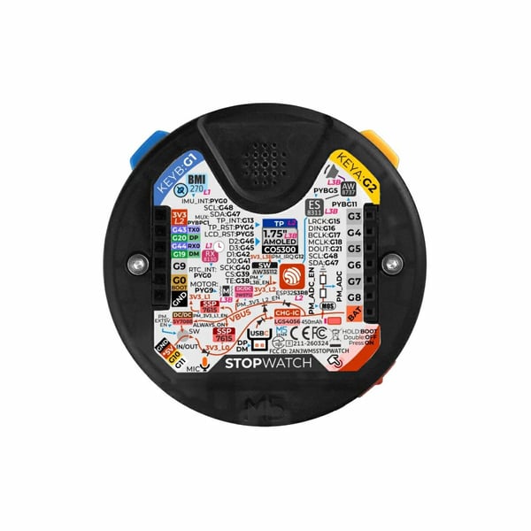 M5Stack StopWatch - ESP32-S3 Development Kit met 1.75 inch Display en Touchscreen