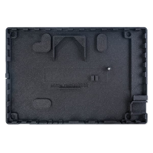 Soldered Electronics Behuizing voor Inkplate 6FLICK - Zwart
