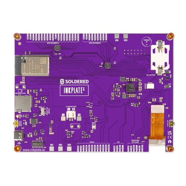 Soldered Electronics Inkplate 6 - 6 inch E-Ink E-Paper Display - ESP32