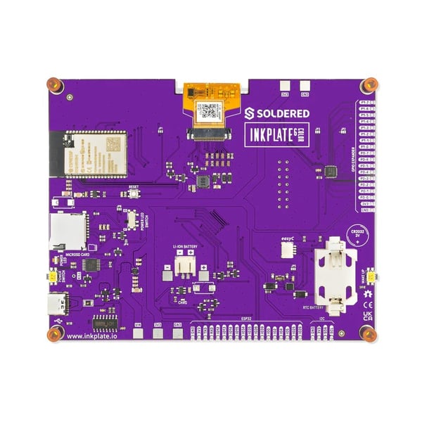 Soldered Electronics Inkplate 6COLOR - 5.85 inch E-Ink E-Paper Display - ESP32