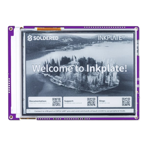 Soldered Electronics Inkplate 6FLICK - 6 inch E-Ink E-Paper Display met Touchscreen - ESP32