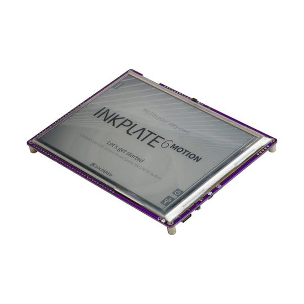 Soldered Electronics Inkplate 6MOTION - 6 inch E-Ink E-Paper Display - STM32H743