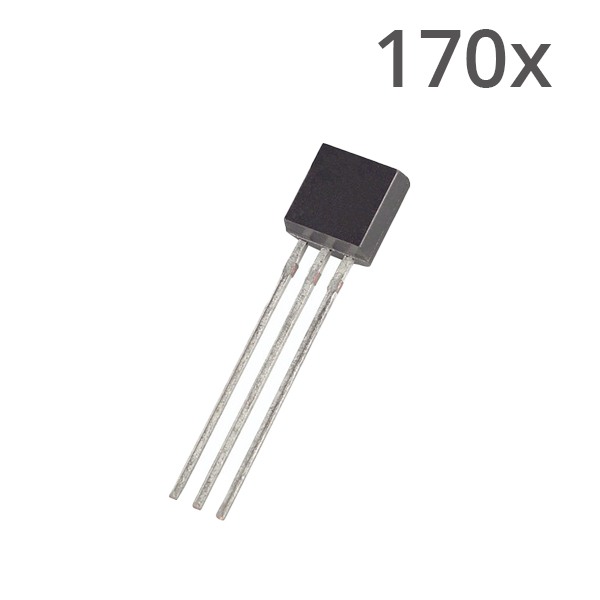 Transistor Set - TO-92 - 170 pieces