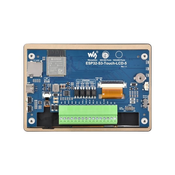 Waveshare ESP32-S3 met 5 inch IPS Display met Touchscreen (B)