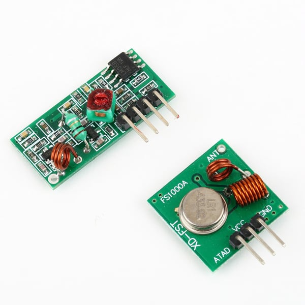 433MHz RF transmitter en receiver link kit