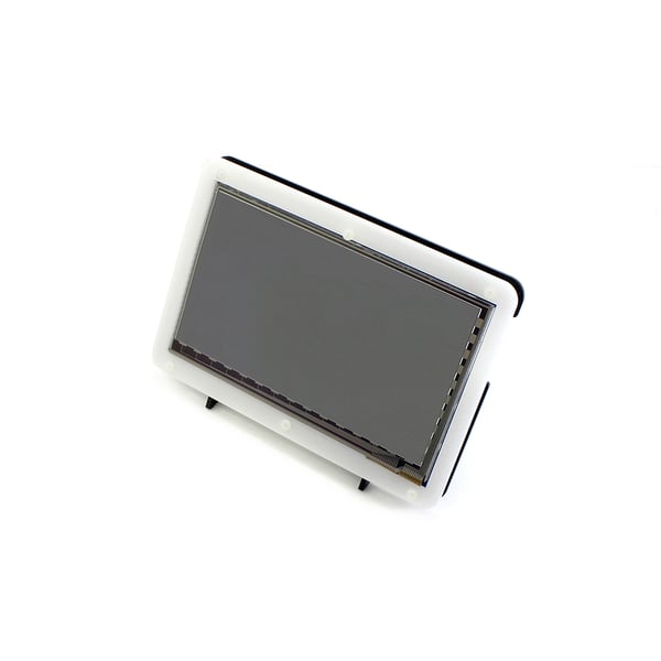 Waveshare 7 inch HDMI TFT-LCD (C) Display IPS 1024*600 pixels met Touchscreen en Behuizing - Raspberry Pi Compatible