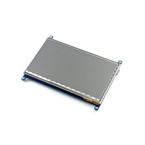 Waveshare 7 inch HDMI TFT-LCD (C) Display IPS 1024*600 pixels met Touchscreen en Behuizing - Raspberry Pi Compatible