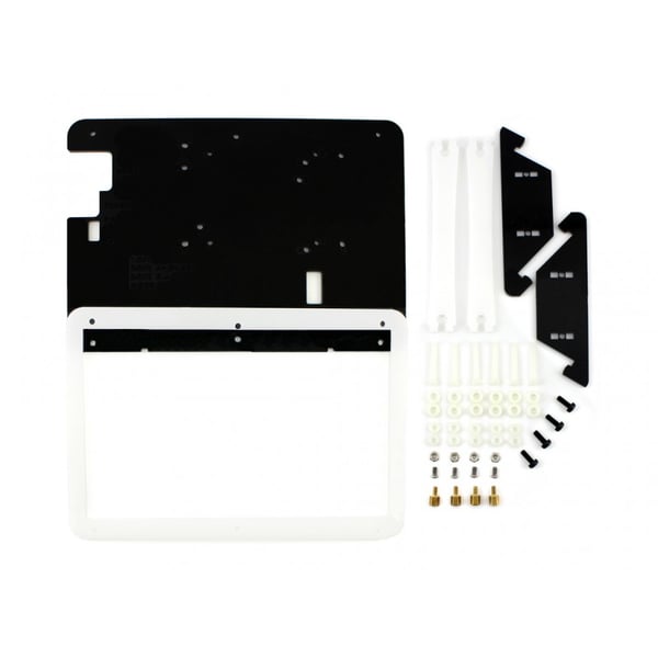Waveshare 7 inch HDMI TFT-LCD (C) Display IPS 1024*600 pixels met Touchscreen en Behuizing - Raspberry Pi Compatible