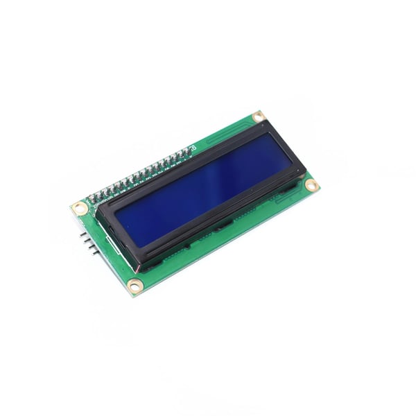 LCD Display 16*2 karakters met witte tekst en blauwe backlight - Met I2C Backpack