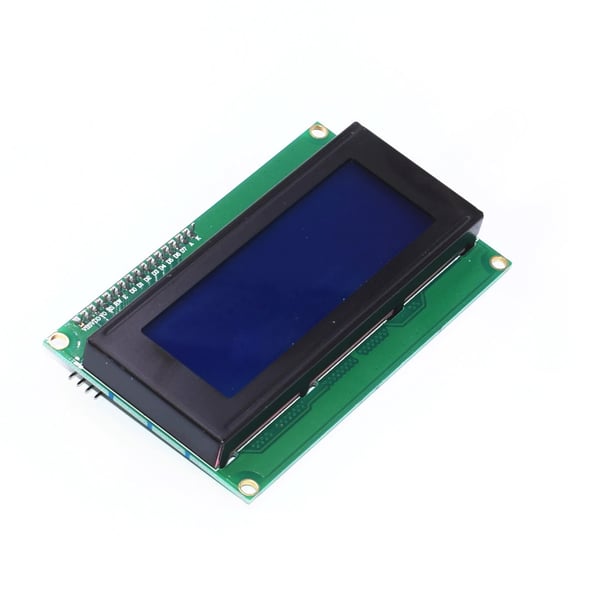 LCD Display 20*4 karakters met witte tekst en blauwe backlight - Met I2C Backpack