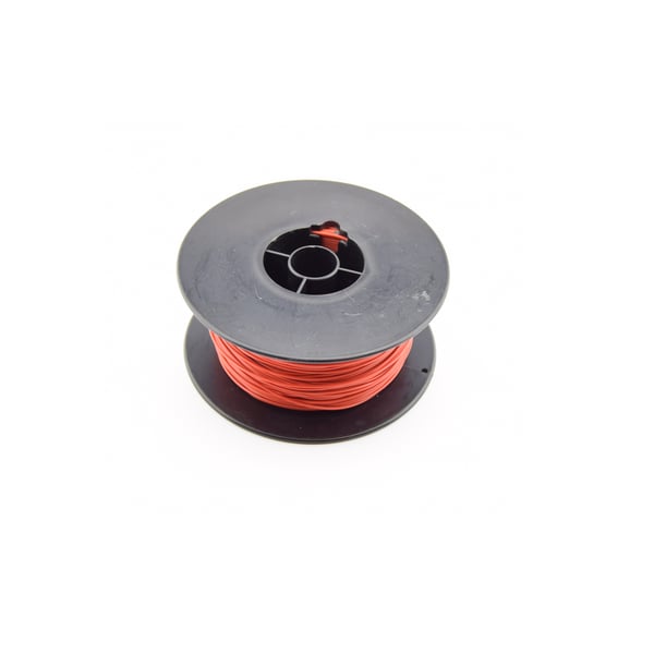 Wire - Single core - Stranded (Flexible) - Ø1.1mm 0.14mm2 - Red - 100m