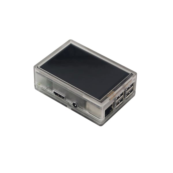 Raspberry Pi 2-3(B) Behuizing - Transparant - Optie voor 3.5 inch Display