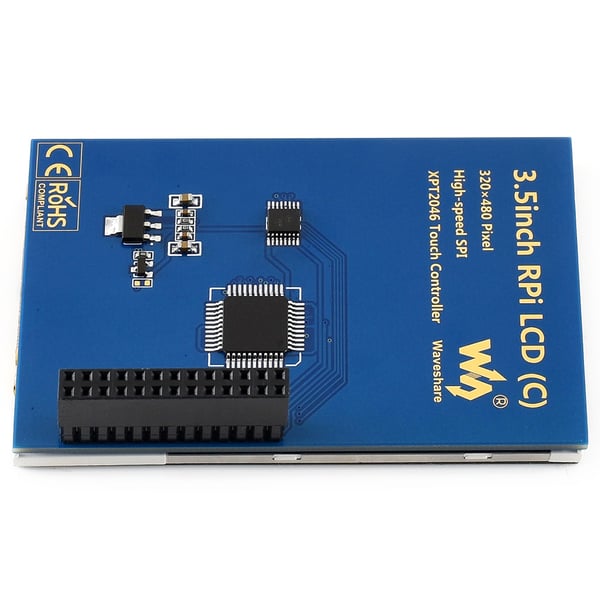 Waveshare 3.5 inch SPI TFT-LCD (C) Display 480*320 pixels with Touchscreen - Raspberry Pi Compatible