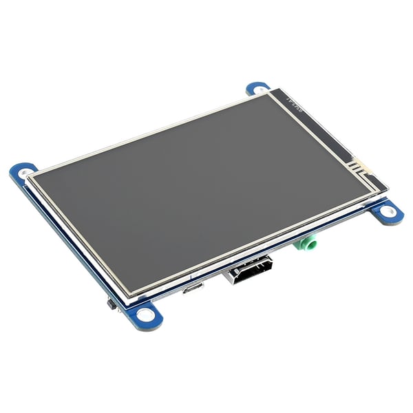 Waveshare 4 inch HDMI IPS-TFT-LCD (H) Display 800*480 pixels met Touchscreen - Raspberry Pi Compatible