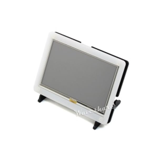 Waveshare 5 inch HDMI TFT-LCD Display 800*480 pixels met Touchscreen en Behuizing - Raspberry Pi Compatible