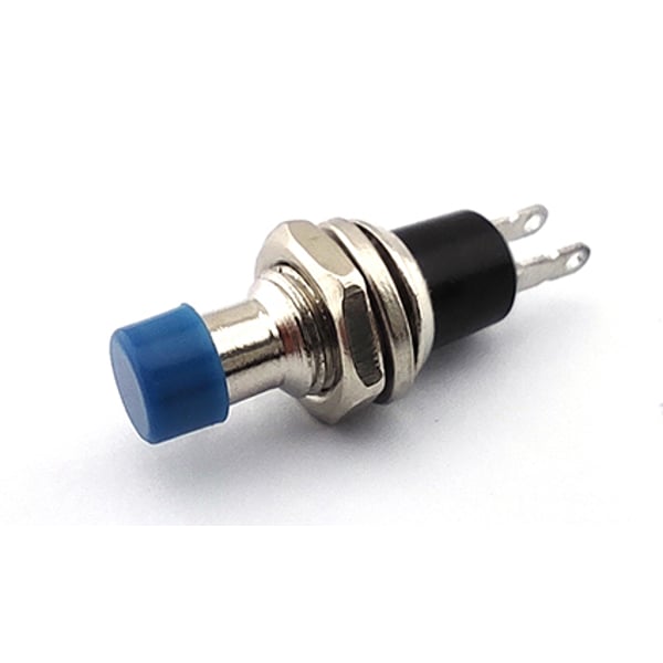 Blauwe Drukknop 7mm - Reset