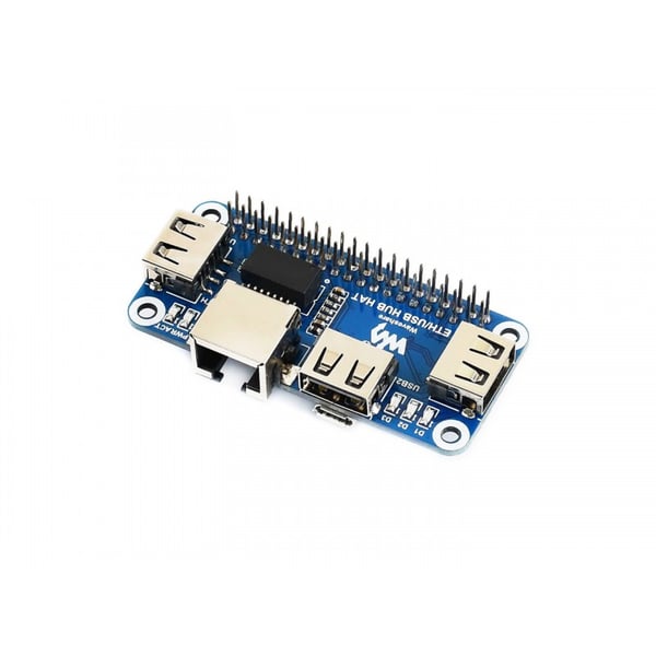 Waveshare Ethernet en USB HAT voor Raspberry Pi