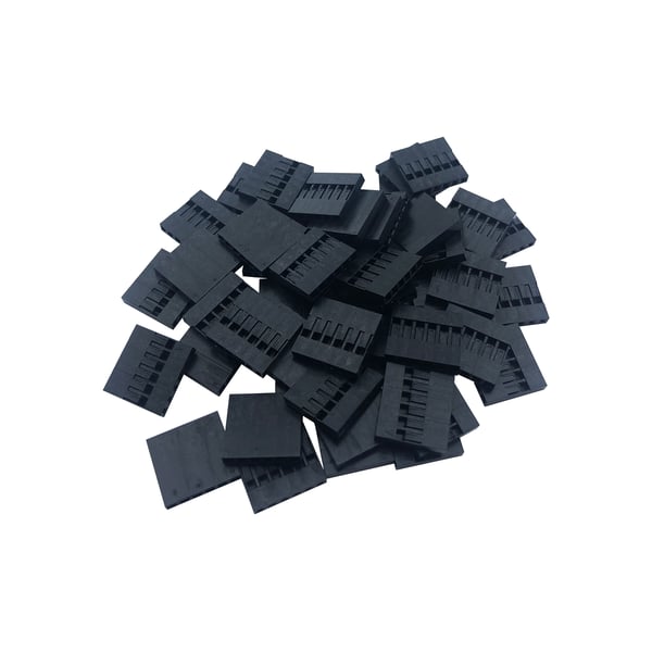 DuPont Compatible Plastic Connector Housing - 6P - 1000 pieces