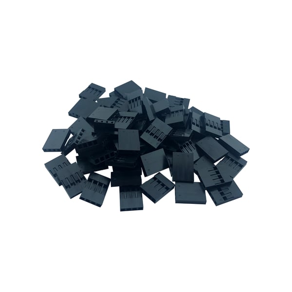 DuPont Compatible Plastic Connector Housing - 4P - 1000 pieces
