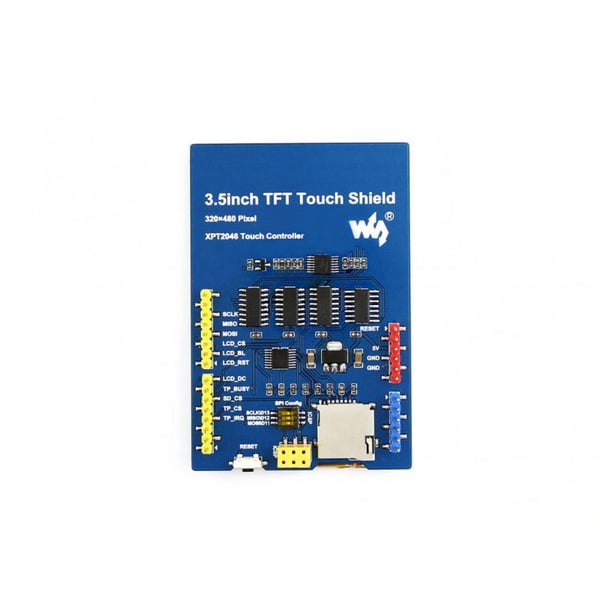 Waveshare 3.5 inch TFT Display Shield - 480*320 Pixels - met Touchscreen - voor Arduino