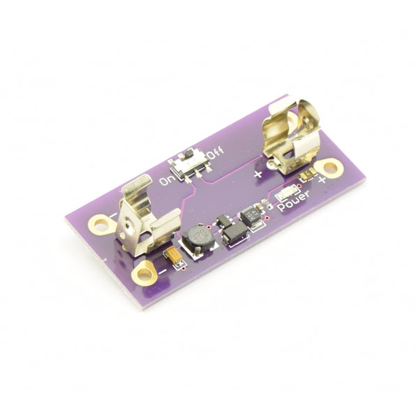 LilyPad AAA Batterijhouder - Step-up Converter