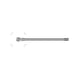 Membraan Keypad - 1 Knop - Blauw