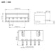 JST-XH 5p Compatible Connector met Kabel en Printplaatconnector