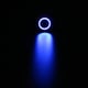 Metalen Drukknop 16mm - Reset - met 3-6V Blauwe LED - met Kabel